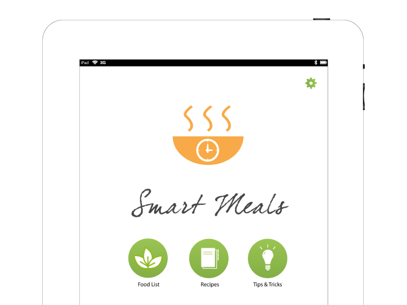 Smart Meals Tablet App